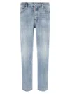 Dsquared2 Blue Denim Jeans In Blue