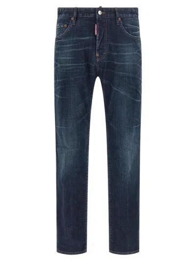 Dsquared2 Regular-fit Straight-leg Jeans In Blue