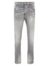 Dsquared2 Dsquared Grey Stretch Denim Skater Jeans