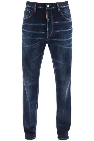 DSQUARED2 642 JEANS IN DARK CLEAN WASH