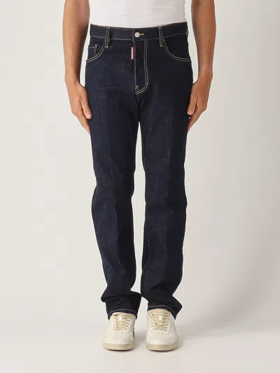 Dsquared2 Cool Guy Jeans With Contrasting Stitching In Blue