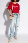 Dsquared2 Easy Fit Cotton T-shirt In Light Blue