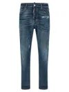 Dsquared2 Stonewashed-effect Straight Jeans In Blue