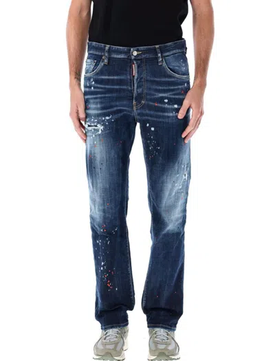 Dsquared2 642 Jeans In Navy Blue