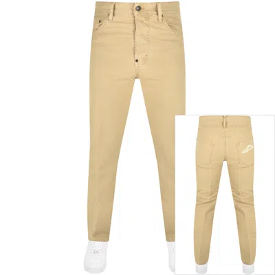 Dsquared2 642 Straight Fit Jeans Beige