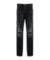 Dsquared2 Roadie Distressed-finish Jeans In Black