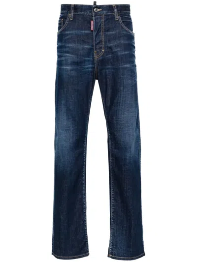 DSQUARED2 642 STRAIGHT-LEG JEANS