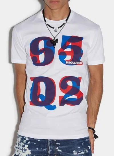 Dsquared2 6495 Cool Short Sleeve T-shirt In White