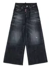 Dsquared2 Jeans Regular Nero Con Rotture In Black