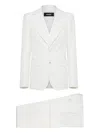 Dsquared2 70s Single-breasted Suit In White