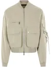 Dsquared2 80's Bomber Jacket In Neutrals