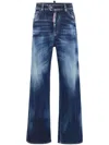 Dsquared2 Wide-leg Jeans In Blue