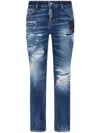 Dsquared2 Boston Logo-patch Cropped Jeans