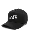 Dsquared2 Black Logo-print Baseball Cap