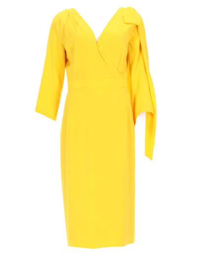 Dsquared2 Dsquared Stylish Suit In Misto Viscose And Wool Blend In Yellow