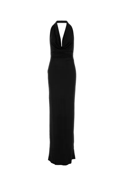 Dsquared2 Dsquared Women Black Jersey Long Dress