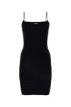Dsquared2 Black Viscose Blend Mini Dress