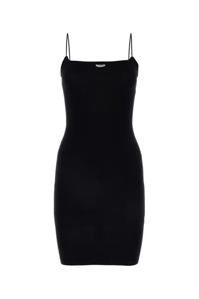 DSQUARED2 DSQUARED BLACK VISCOSE BLEND MINI DRESS