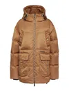 Dsquared2 Multi-pocket Parachute Puff Jacket In Camel
