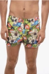 Dsquared2 Abstract Patterned Popeline Boxer With Elastic Waistband