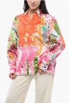 Dsquared2 Abstract Patterned Psychedelic Popeline Shirt