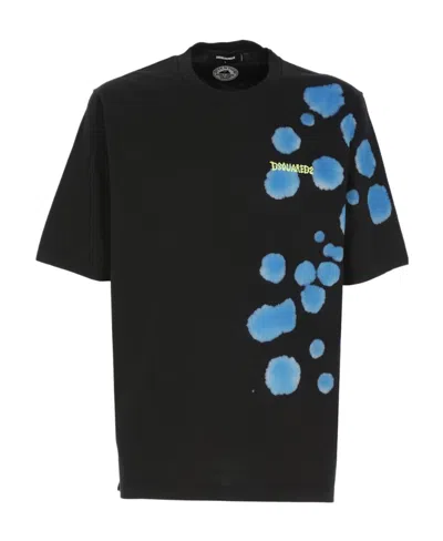 DSQUARED2 DSQUARED2 LOGO PRINTED CREWNECK T-SHIRT