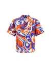 DSQUARED2 ABSTRACT PRINT SHORT-SLEEVED SHIRT
