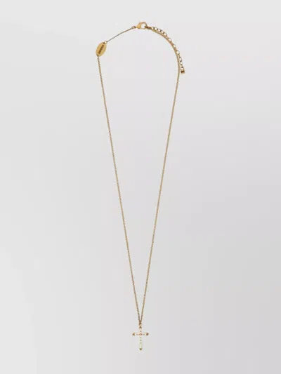 Dsquared2 Adjustable Chain Cross Pendant Necklace
