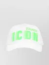 Shop Dsquared2 Adjustable Logo Baseball Cap With Curved Brim