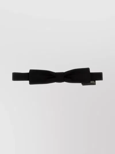 Dsquared2 Adjustable Pre-tied Silk Bow Tie In Black