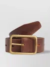 Dsquared2 Adjustable Textured Buckle Belts In Brown