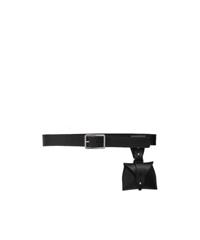 Dsquared2 Adjustable Waist Belt In Black