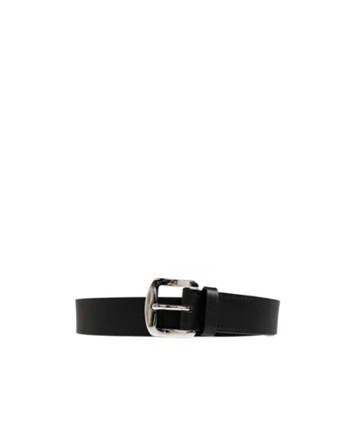 Dsquared2 Adjustable Waist Belt In Black