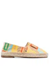 Dsquared2 Espadrilles Mit Logo-print In Yellow
