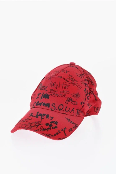 Dsquared2 All-over Printed Two-tone Cap