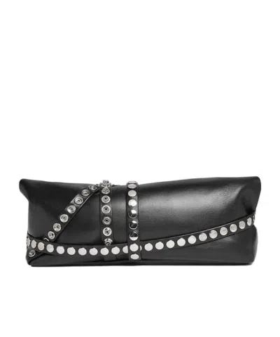 Dsquared2 Allover Studs Clutch In Black