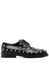 Dsquared2 Allover Studs Brogues In Black
