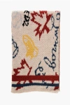 Dsquared2 Alpaca Blend Scarf With Contrasting Details