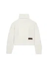 Dsquared2 Logo-patch Roll-neck Jumper In White
