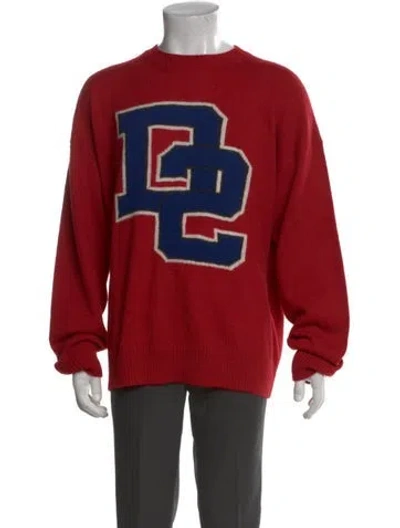 Pre-owned Dsquared2 Alpaca Graphic Print Pullover W/ Tags In Red