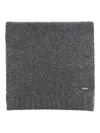 Dsquared2 Alpaca Scarf In Gray