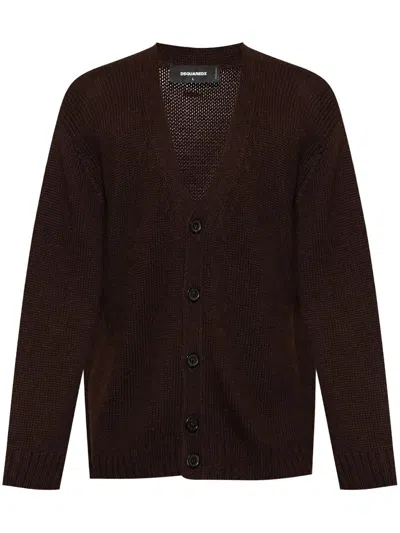 DSQUARED2 ALPACA WOOL CARDIGAN