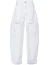 Dsquared2 Amelia Cotton Trousers In White