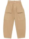 Dsquared2 Amelia Trousers In Neutrals