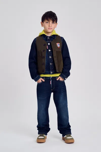 Dsquared2 Kids' American In Animal Print