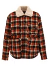 Dsquared2 Americana Field Jacket Jacket In Brick/milk/blue