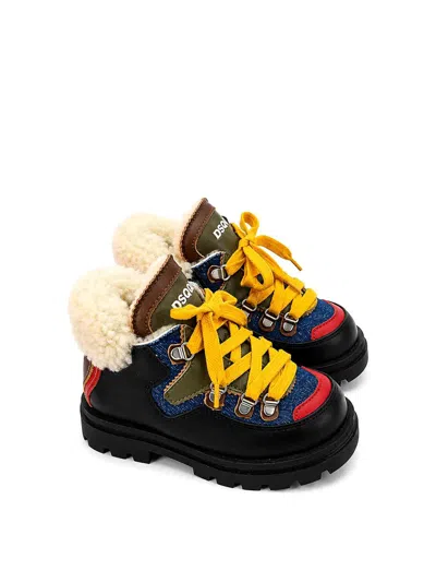 Dsquared2 Kids' Amphibians With Fur In Multi