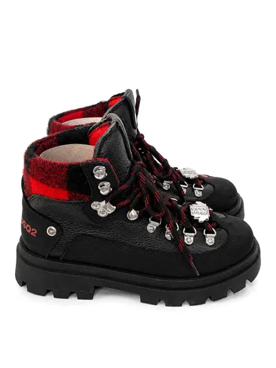 Dsquared2 Kids' Amphibians With Logo In Black