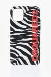 Dsquared2 Animal Patterned Iphone 11 Pro Case With Contrasting Logo