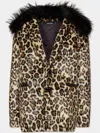 Dsquared2 Animal Print Blazer In Neutrals